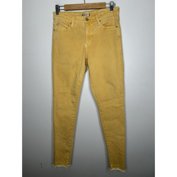 Dear John Denim - Dear John Women’s Gisele High Waisted Skinny Jeans Yellow Size 28